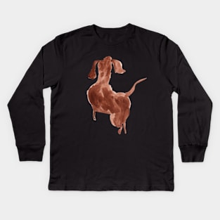 sausage dawg Kids Long Sleeve T-Shirt